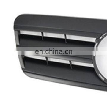 Матовый черный передний решетка радиатора с 3 ребрами для Mercedes Benz CLK Class W208 97-02 в стиле AMG photo-5