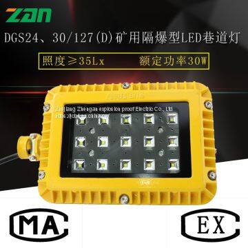 DGS30/127L(D) Шахтная взрывобезопасная светодиодная туннельная лампа. Шахтная светодиодная лампа с удостоверением угольной безопасности