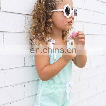 Toddler Girls Romper Short Jumpsuit Baby Ribbed photo-6