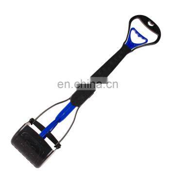 Blue Black Long Handle Doggy Poo Pet Pick Up Toilet