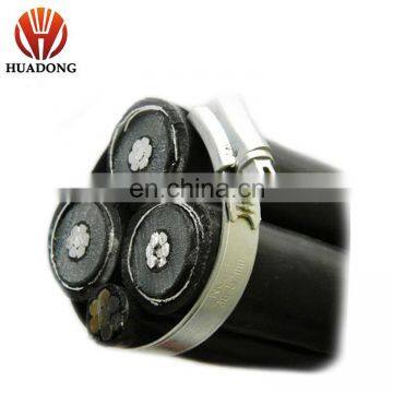 service drop ABC cable aluminum MV XLPE/PVC electrical overhead cable