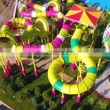 TOP playground equipment aqua park water slide for sale