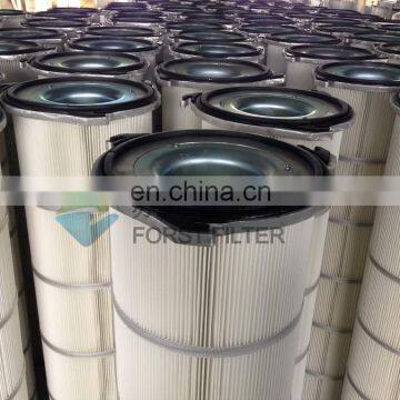 FORST Hepa Filter Filtration Grade Dust Filter Cartridge 3 Lugs Industrial PTFE Air Filter Cartridge