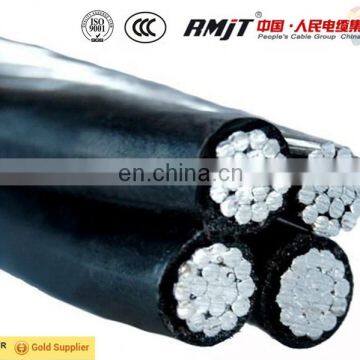 Twisted LV Cable Triplex Aluminium HDPE Insulated Overhead 1/0 AWG Cable Offer To Malaysia photo-3