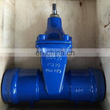 PN10/16 Socket End Resilient Seated Non Rising Stem Gate Valve