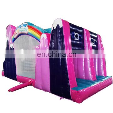 Outdoor Castle Type Inflatable Princess Bouncy Bouncing Bouncer Castle With Slide / Inflatable Jumping Castle For Kids