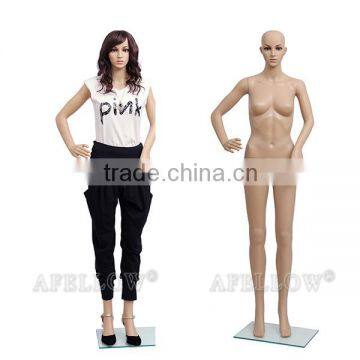 one hand on waist female plastic mannequin