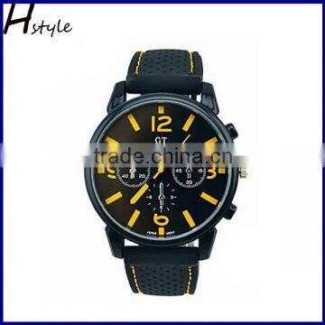 Wholesale Sport Watch Military Pilot Aviator Army Watches Men Racer Watch Yellow WP018