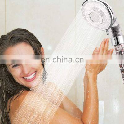 QILI Ionic Shower Head Showerhead 200% High Pressure with 3 Sprays Settings & Drip Mode 40% Water Saving shower head