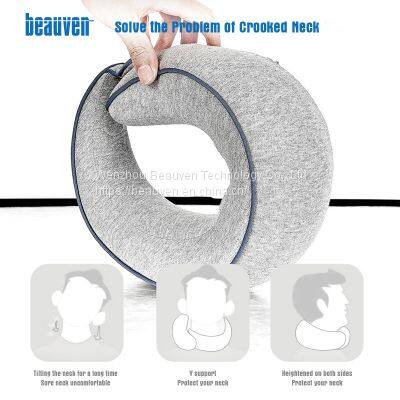 Portable Memory Foam TENS Pulse Massage Pillow Portable Heated Neck Massager