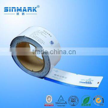 SINMARK wholesale removable black color printing price labels for shelves