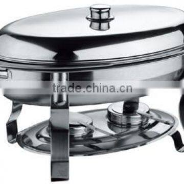 Low Prize Stainless Steel Round Roll Top Buffet Chafing Dish for Hotel photo-2