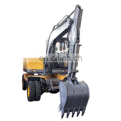 Construction Machinery Cheap 7.5T Wheel Excavator for Sale photo-5