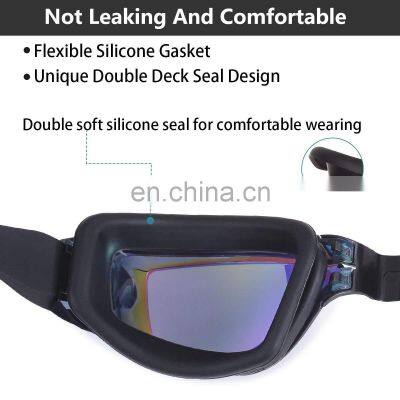 Professional Silicone Swimming Goggles Anti-fog Electroplating UV Swimming Glasses for Men Women Diving Water Sports Eyewear photo-4