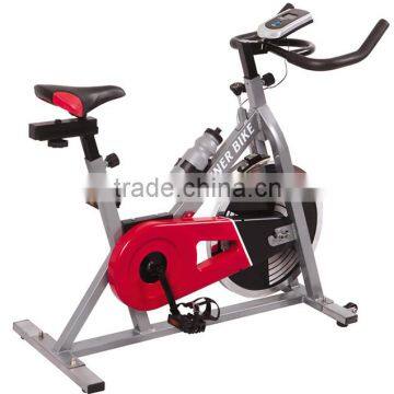 HOME FITNESS GYM LED MONITOR SB465 FULLY ADJUSTABLE NEW HEAVY DUTY SPIN FLYWHEEL EXERCISE BIKE