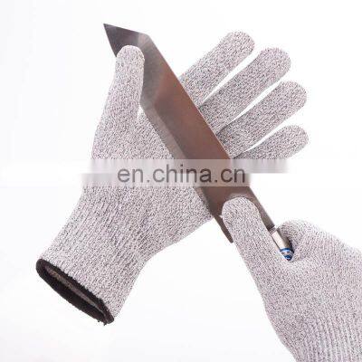 Food Grade Hand Protection Anti Cut Glove Level 5 Cut Resistant Gloves Safety Glove for Kitchen Yard Work