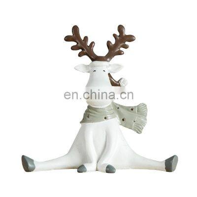 Little fresh cartoon resin deer children's clothing store literary art decoration