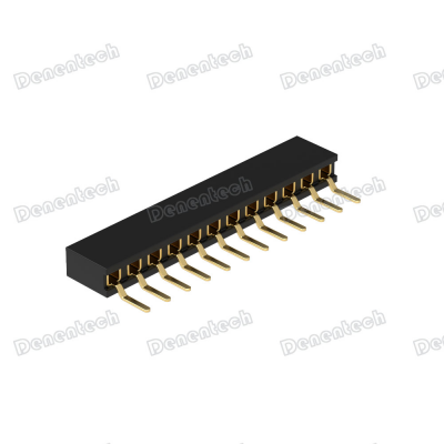 Denentech 2.0mm pitch Single Row Straight U Type SMT Female Header Connector