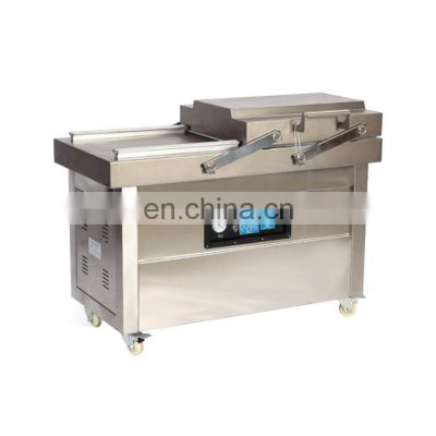 DZ500 double chamber flat vacuum packaging machine automatic commercial vacuum packaging machine price