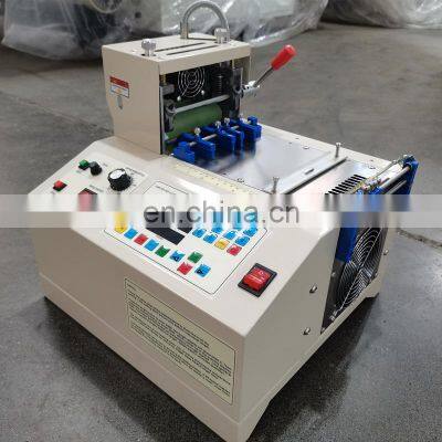 Automatic Hot Cold Knife Nylon Webbing Ribbon Fabric Cutter Elastic Rubber Band Tape Microcomputer Cutting Machine photo-2