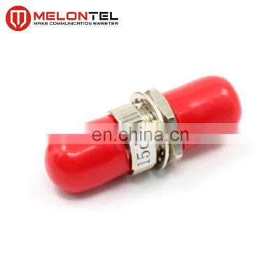 MT-1033-AD-A Factory Price Customized 0dB 2dB 15dB Red ST UPC Adapter Adaptor Type Fixed Fiber Optic Attenuator