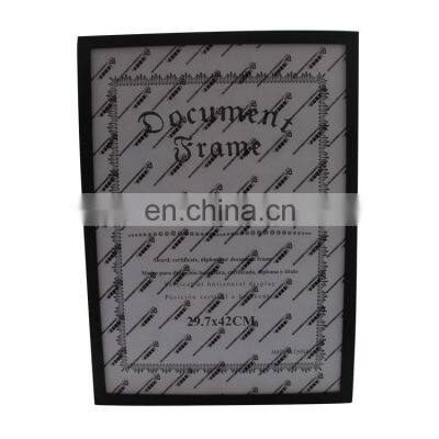 Make to order best price fashion black color wood picture frame