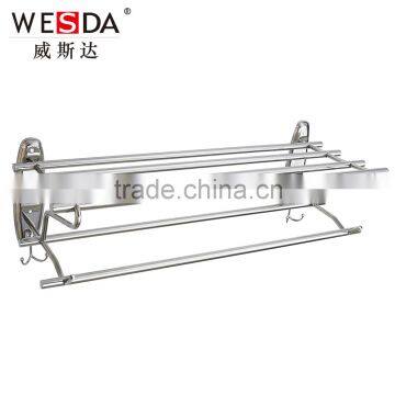 Wesda Bathroom Hardware Set metal bathroom hotel towel shelf a081