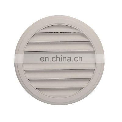 weather-proof round plastic louver external fresh air vent grilles