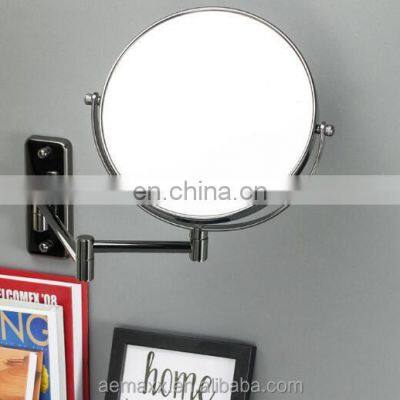 2 Sides Led Lighted Wall-mounted Extendable Girls' Makeup Mirror photo-2
