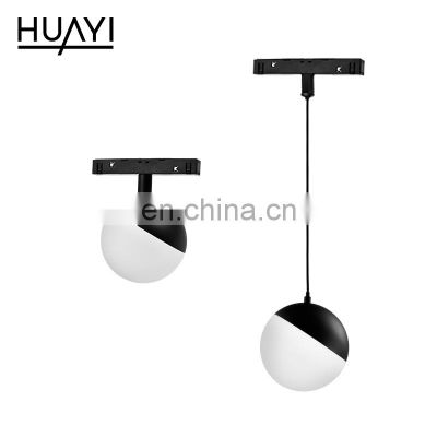 HUAYI New Listed Modern Multiple Installation Mode Round Shape Indoor 10Watt Magnetic Rail LED Track Light