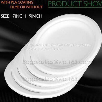 SUGARCANE,BAGASSE PLA DINNERWARE BIO ECO TABLEWARE CUP PLATE BOWL CONTAINER DISH TRAY CUTLERY PULP photo-4