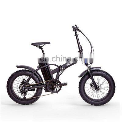 2022 48v 500w Big Power 20 Inch Folding Fat Tire Electric Bike/snow Ebike