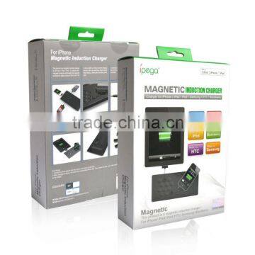 Hot Sale Brand New Magnetic Induction Charger for iphone samsung htc blackberry wholesale