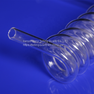 High Temperature Resistant Spiral Quartz Tube Quartz Glass Tube photo-5