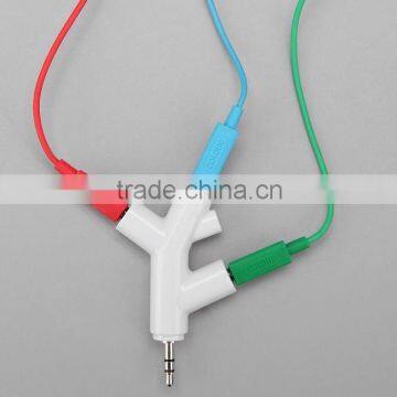 OEM Branch Shape Headphone Music 3 Way Splitter photo-3