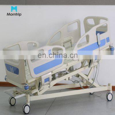 2021 High Quality Icu Room Hospital Beds Series Equipment ABS Side Rails 5 Function Medical Bed For Bedridden Patients