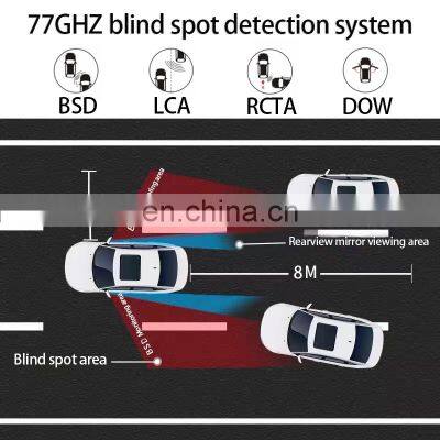 for Audi A5 Blind Spot Detective Monitor Mirror Rear View Sensor Microwave Radar System Auto Car Reversing Aid Truck Bus