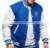 Baseball lettermen varsity jacket for men with leather sleeve custom embroidery patched logo