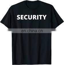 High Quality Wholesale Price White Security Guard T Shirt Men's Security Guard Graphic Polo T-Shirt photo-4