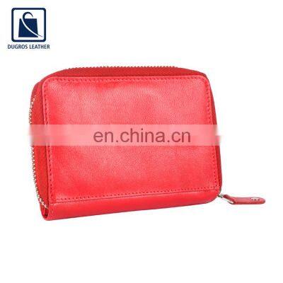 Unique Design Wholesale Supply Widely Selling Good Quality Nickle Fitting Genuine Leather Wallet for Women at Competitive Price photo-2
