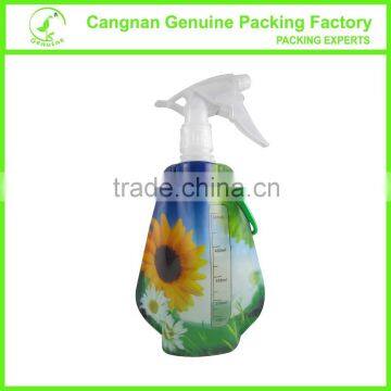 reusable plastic collapsible spray bottle/foldable sprayer bottle