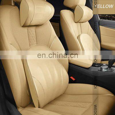 High Quality Car Seat Headrest Pillow Memory Cotton Car Pillow Luxury Factory Custom Travel Pad OEM Headrest Neck Support photo-3