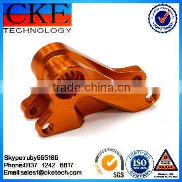 Aluminum Processing Parts Orange Anodized Aluminum Parts