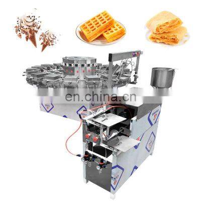 Ice Cream Sugar Cone Roll Baking Make Making Machine Production Line Price Auto Wafer Cone Making Machine