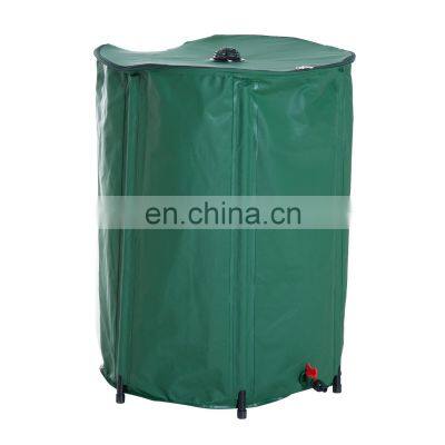1000L Garden Collapsible Foldable Liquid Water Tank Plastic PVC Tarpaulin Rain Barrel photo-3
