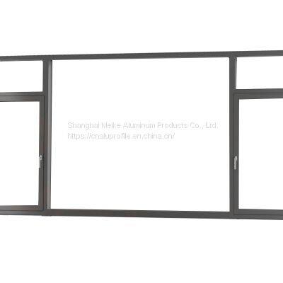 HMK-65 Thermal Break Aluminum Heat Insulation Sound Proof Aluminum Casement Inward Opening Swing Window photo-2