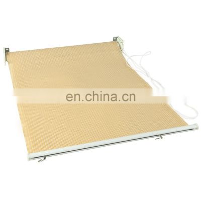 4*6ft 180gsm virgin HDPE with UV sand window screen roller blinds for apartment balcony shade