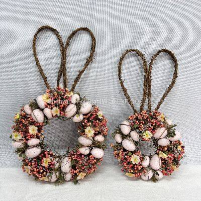 Shenyang For Star Factory Suppliers Spring Easter Decoration Home Wreath Indoor Easter Rabbit Wreath photo-4