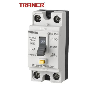 TRANER TNB1L-32G Single Phase RCBO 10A 16A 25A 32A 40A/30mA