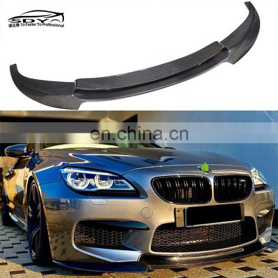 F06 F12 F13 M6 V Style High Quality Carbon Fiber Front Lip Front Bumper Lip Front Splitter For BMW F06 F12 F13 M6